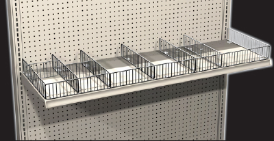 lozier dividers shelving shelf shelves wire accessories fences